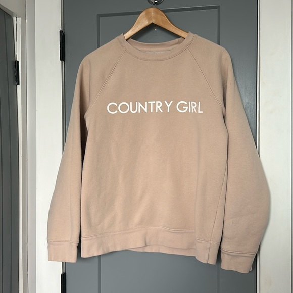 Brunette The Label Sweaters - COUNTRY GIRL CREWNECK BRUNETTE THE LABEL